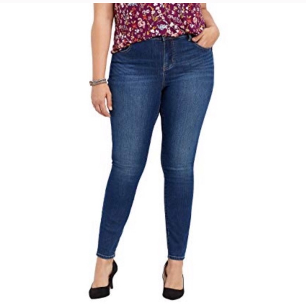 Maurices ever flex high rise skinny jeans size 18L
